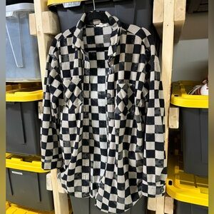 Maurice’s Checkered button up shacket